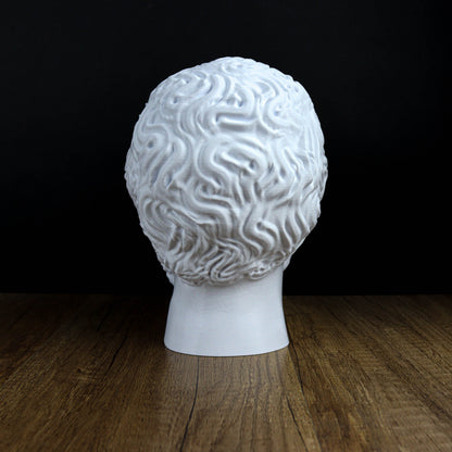 Marcus Aurelius Headphone Holder, Head Statue, Desktop Decor Headphone Stand, Bust