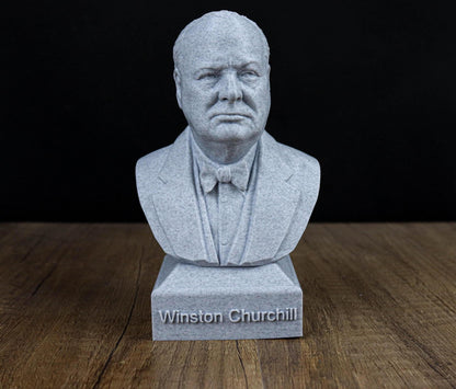 Winston Churchill Bust Sculpture