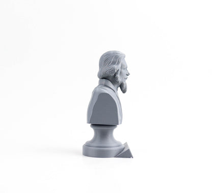 Alan Watts Bust, English Writer Statue, Sculpture Decoration