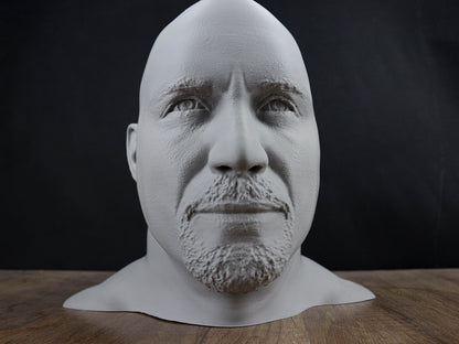 Steve Stone Cold Austin 3d Bust, Headphone Holder Sculpture
