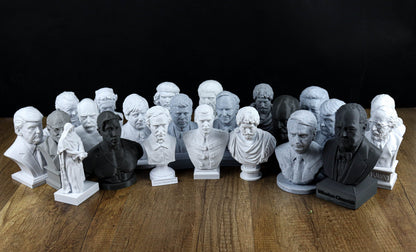Pack of 3 Busts: 5, 6", 7", 8", 10" Sculptures (from the existing collection!), Value Pack
