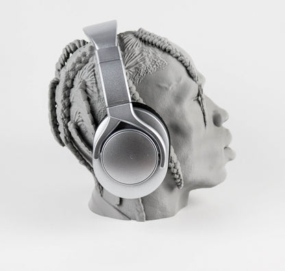 Travis Scott Headphone Holder, Headset Stand, Bust, Sculpture, Decoration